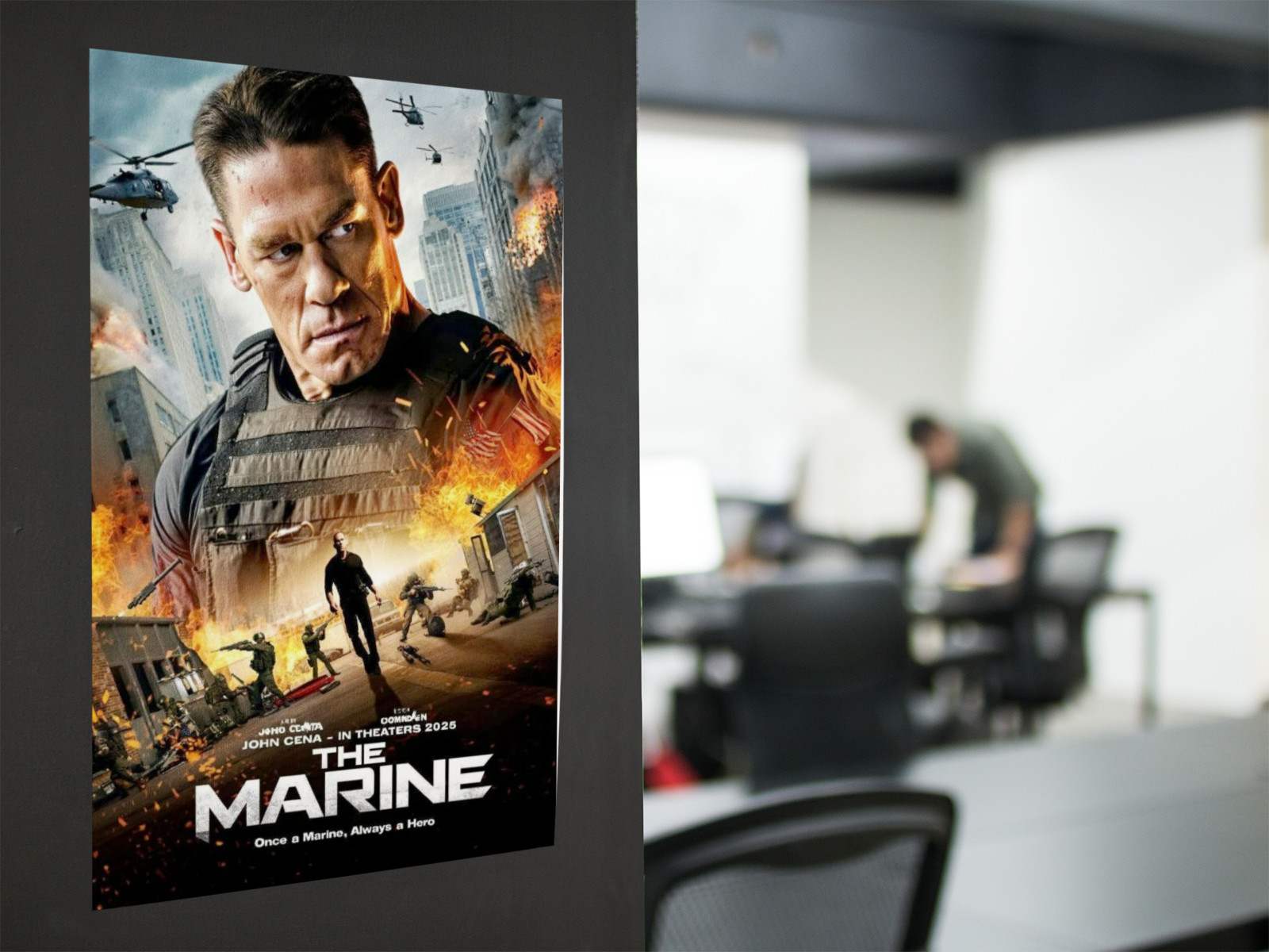 THE MARINE Movie Wall Vinyl Decal Poster Canvas Print (Removable Adhesive)