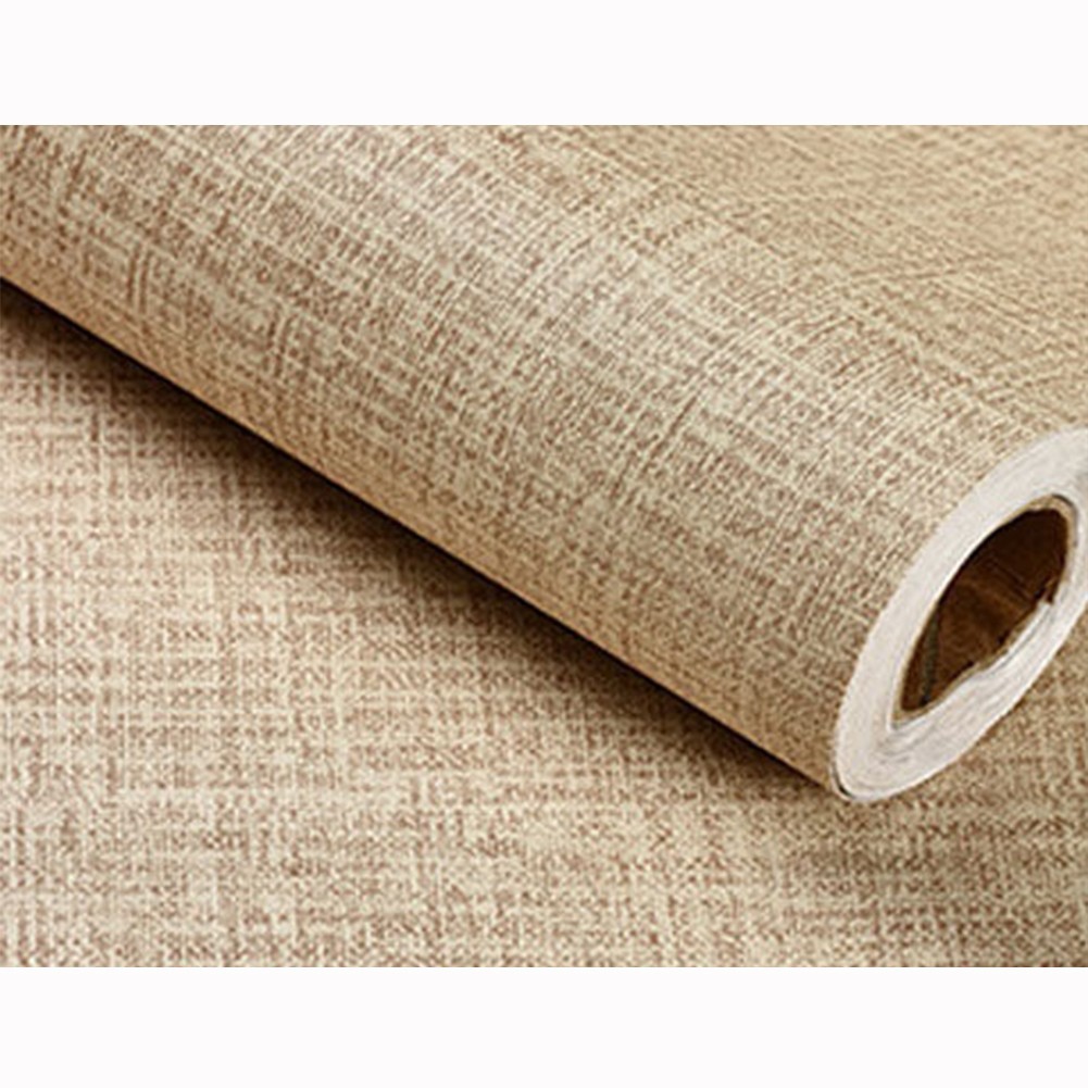 Effortless Decoration with Fade Resistant Pure Colour Linen Wall Decor Sticker