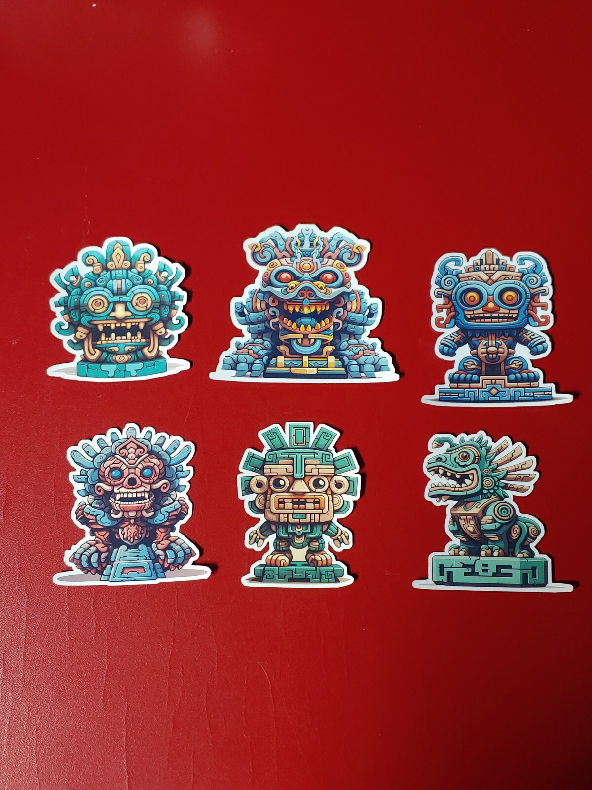 Aztec Character Cartoon Sticker Pack