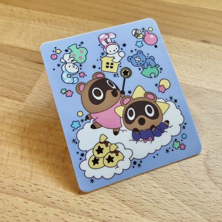 Animal Crossing Sanrio Mini Posters STICKER – Nook & Little Twin Stars
