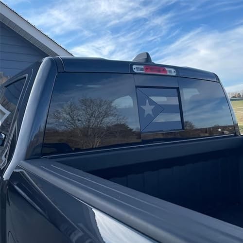 Xinghe for Tacoma 2005-2023 Rear Middle Window Puerto Rico Flag Decal Sticker