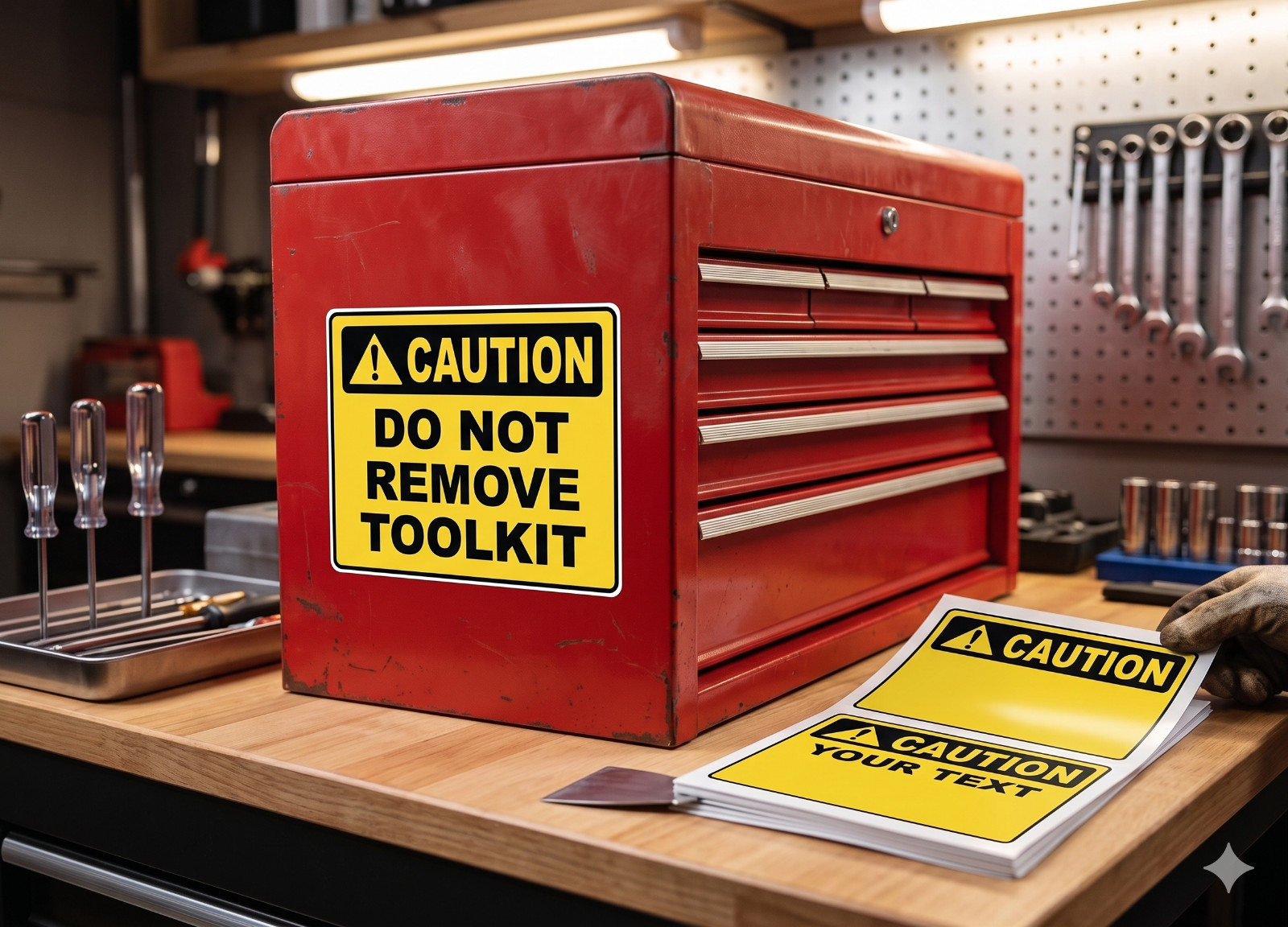 CAUTION CUSTOM TEXT DECAL SAFETY SIGN STICKER NOVELTY SAFETY Warning Alert