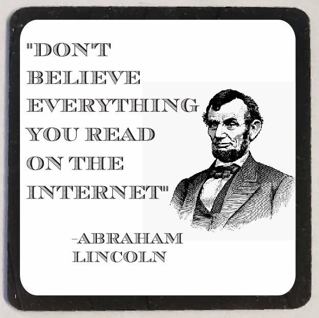 Abraham Lincoln Internet Refrigerator Magnet M11