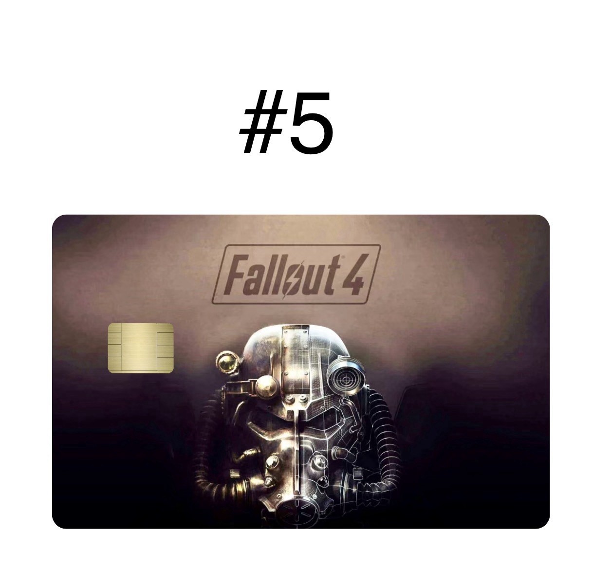 2 Fallout 4 Premium Bank Card Vinyl Skins Small Chip. Choose Any 2