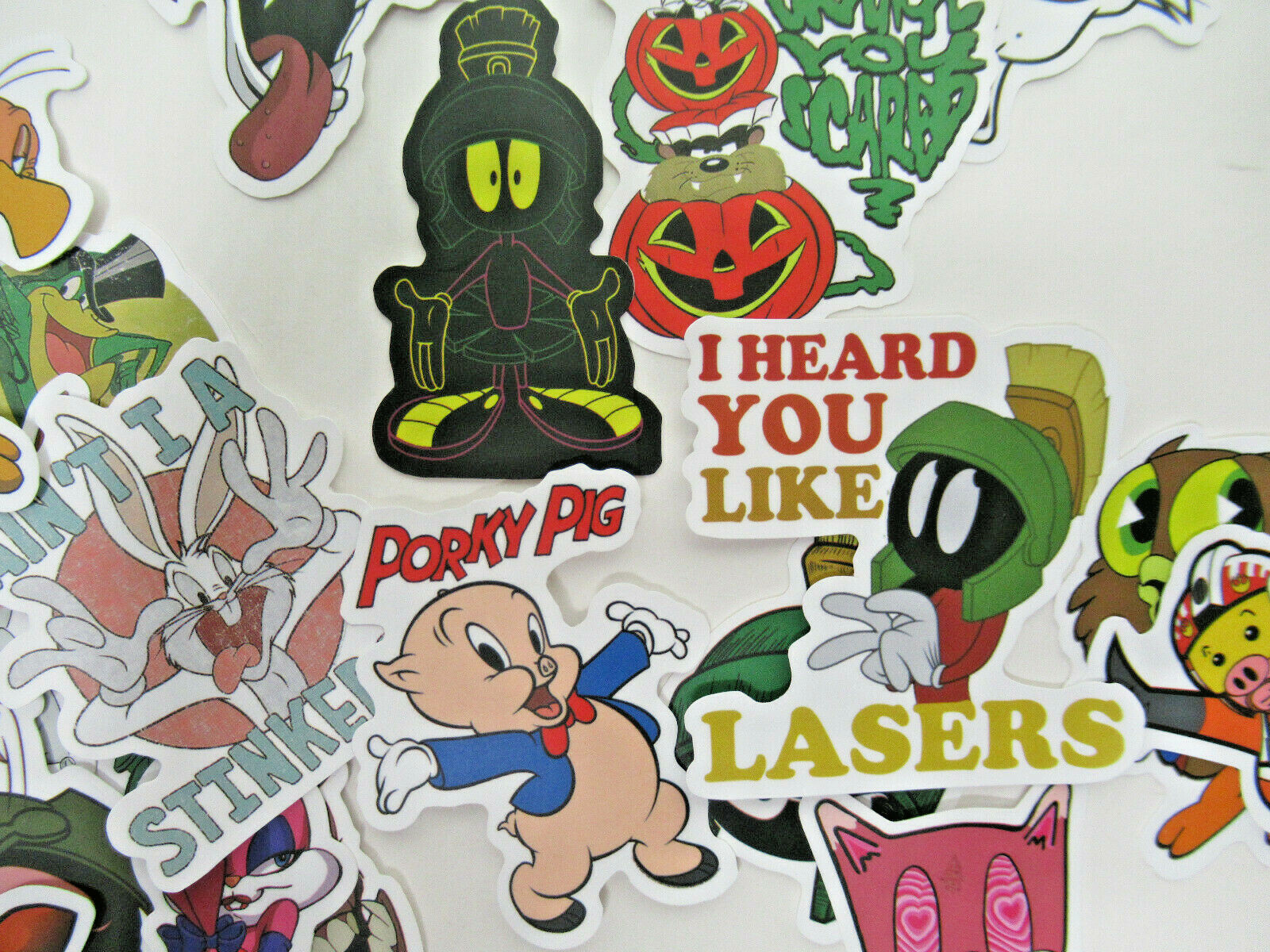 50pc Random Looney Tunes Phone Laptop Water Bottle Decal Sticker Pack