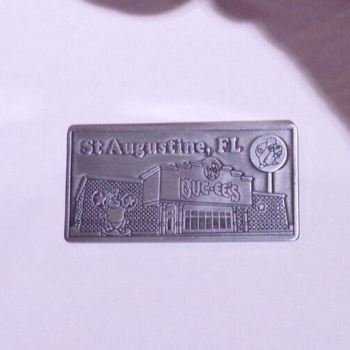 Buc-ee's Beaver Pewter Magnet St. Augustine Florida Store