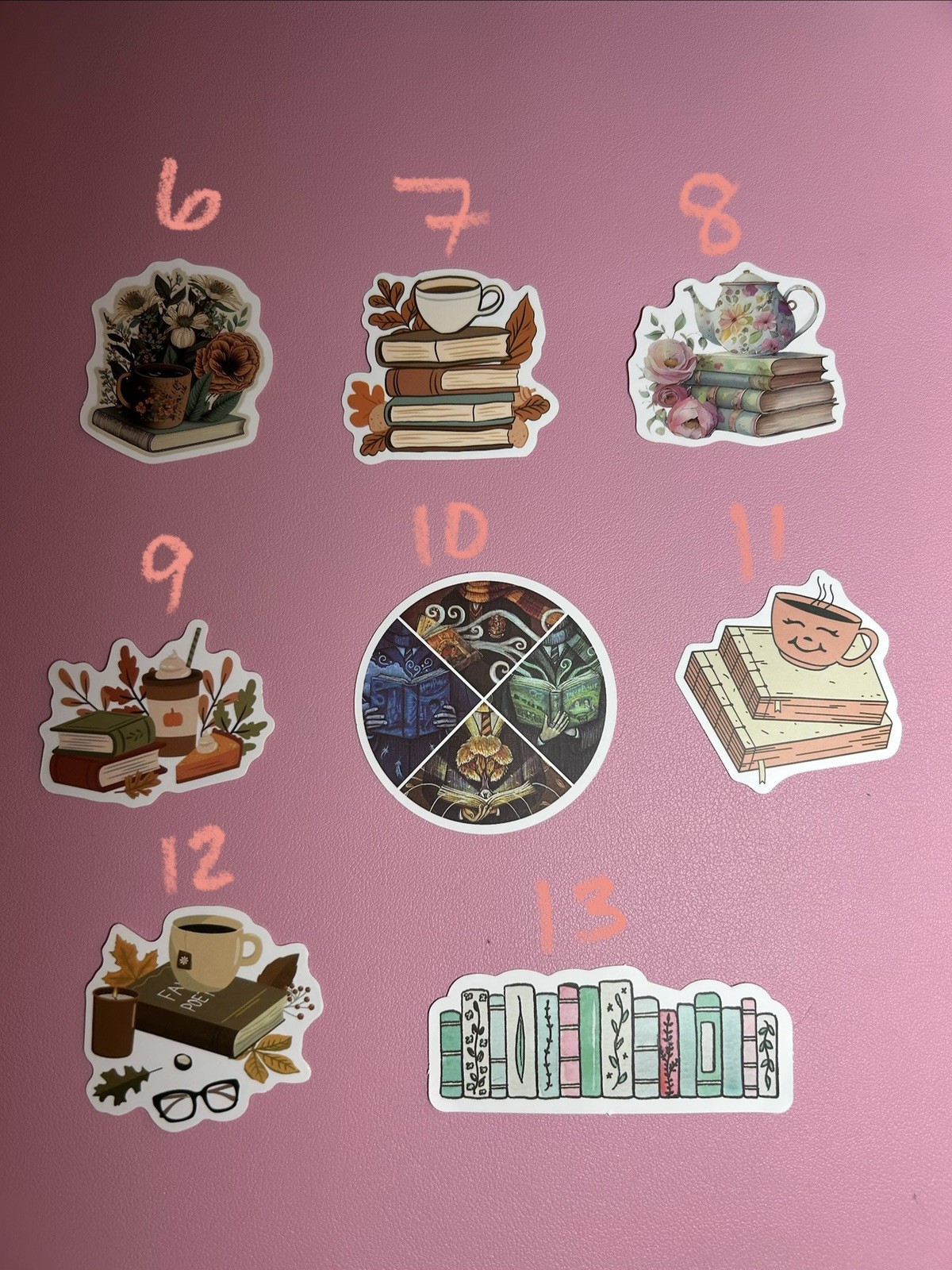 Book Stack Stickers