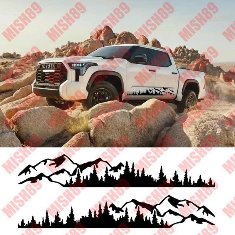 Truck Graphics Side Mountain Murals Die Cut Vinyl Decal – Any Size Any Color