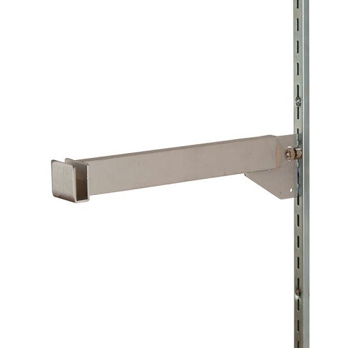 Econoco CR12-SC 12" Long Rectangular Tubing Hangrail Bracket (Pack of 25)