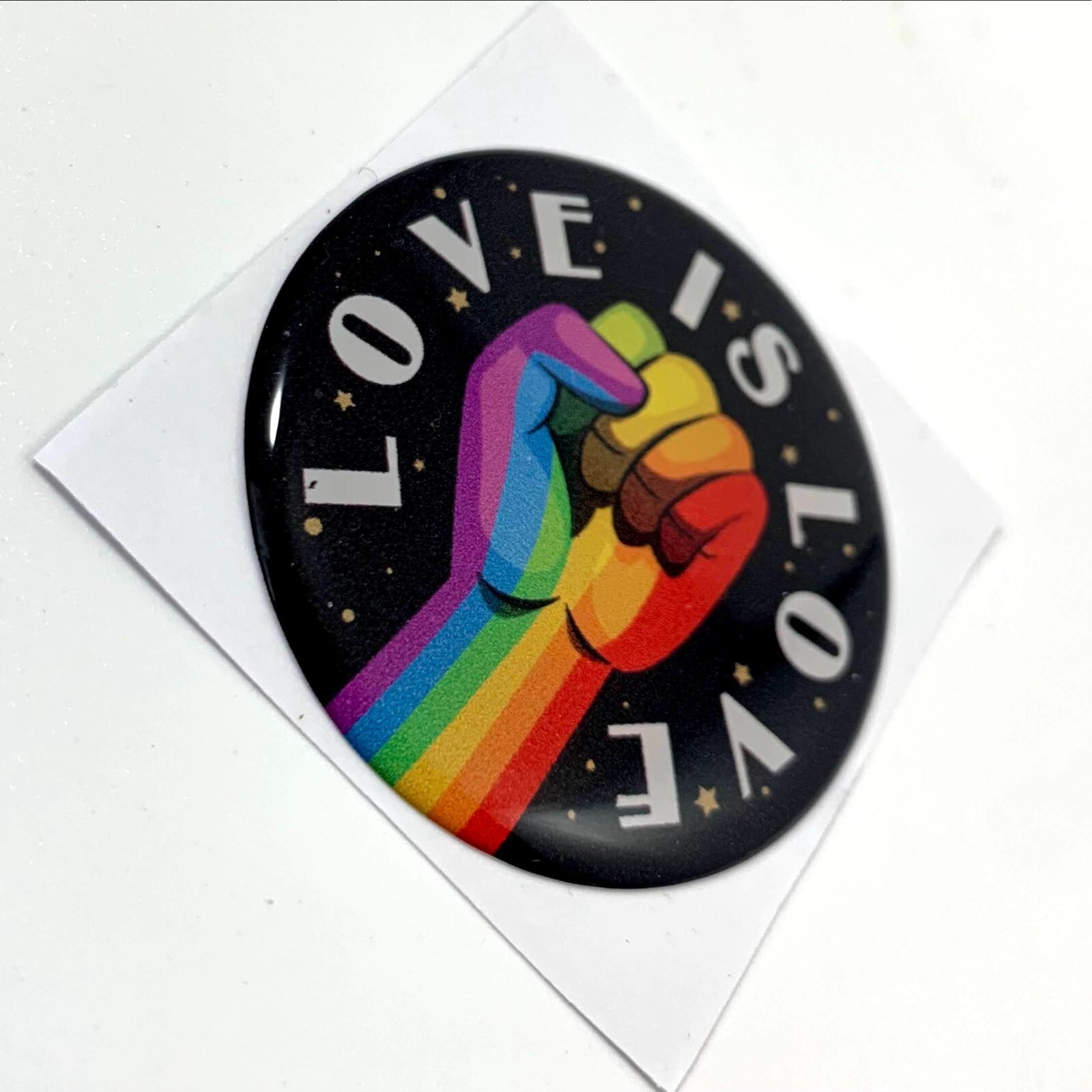 Epoxy resin dome 3d gel sticker Adhesive Crystal LGBT