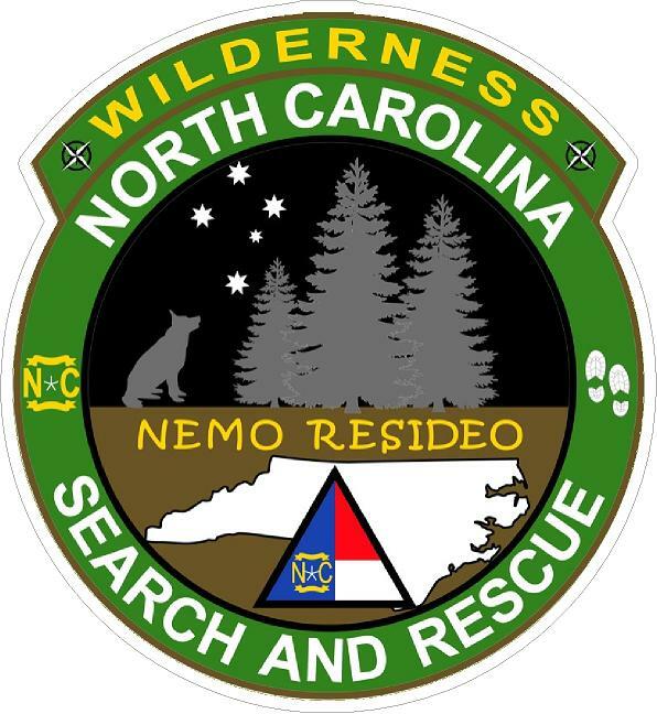 NC Wilderness Search & Rescue Vinyl Decal Sticker Paramedic Fire Fighter EMT EMS