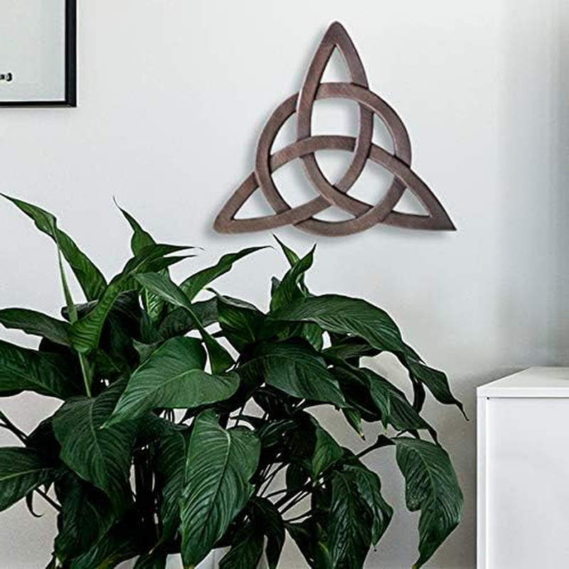 Resin Celtic Trinity Knot Wall Art for Home Decoration, Religious Communion Bapt