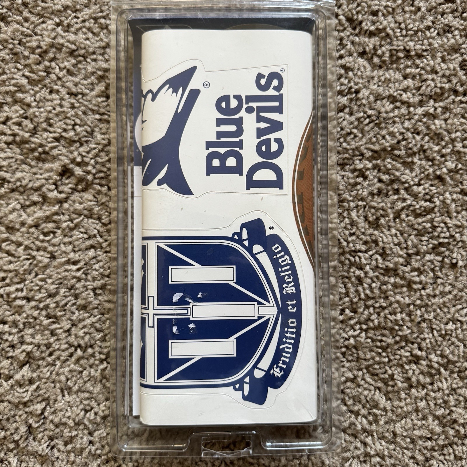 Duke Blue Devils Logo Decals Precut Reusable Peel Stick Appliques Removable NEW