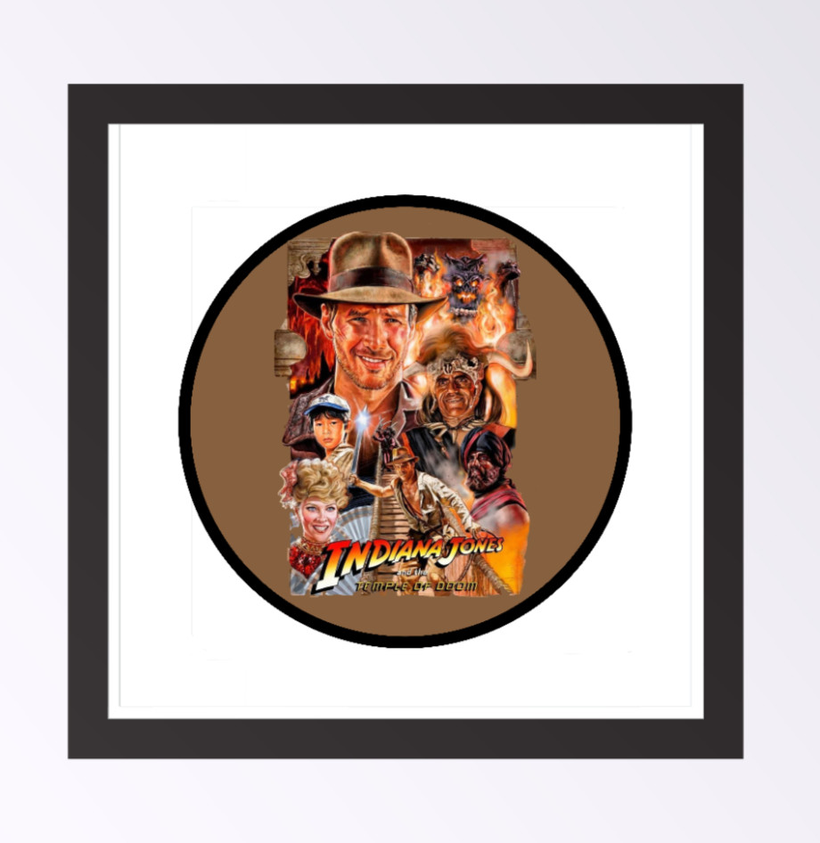Movie – Indiana Jones – 4" Handmade Vinyl Decal Vehicle Laptop Cooler Cup 26-3