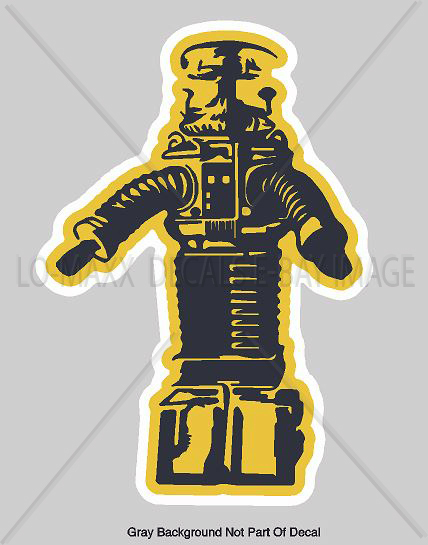 Lost In Space B-9 Robot Television Sci-Fi Series TV Character Cool Vinyl Sticker