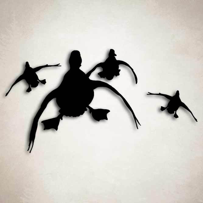 2 pack Duck Hunting Decal Sticker Truck Car Window Case Cooler Waterfowl Hunter