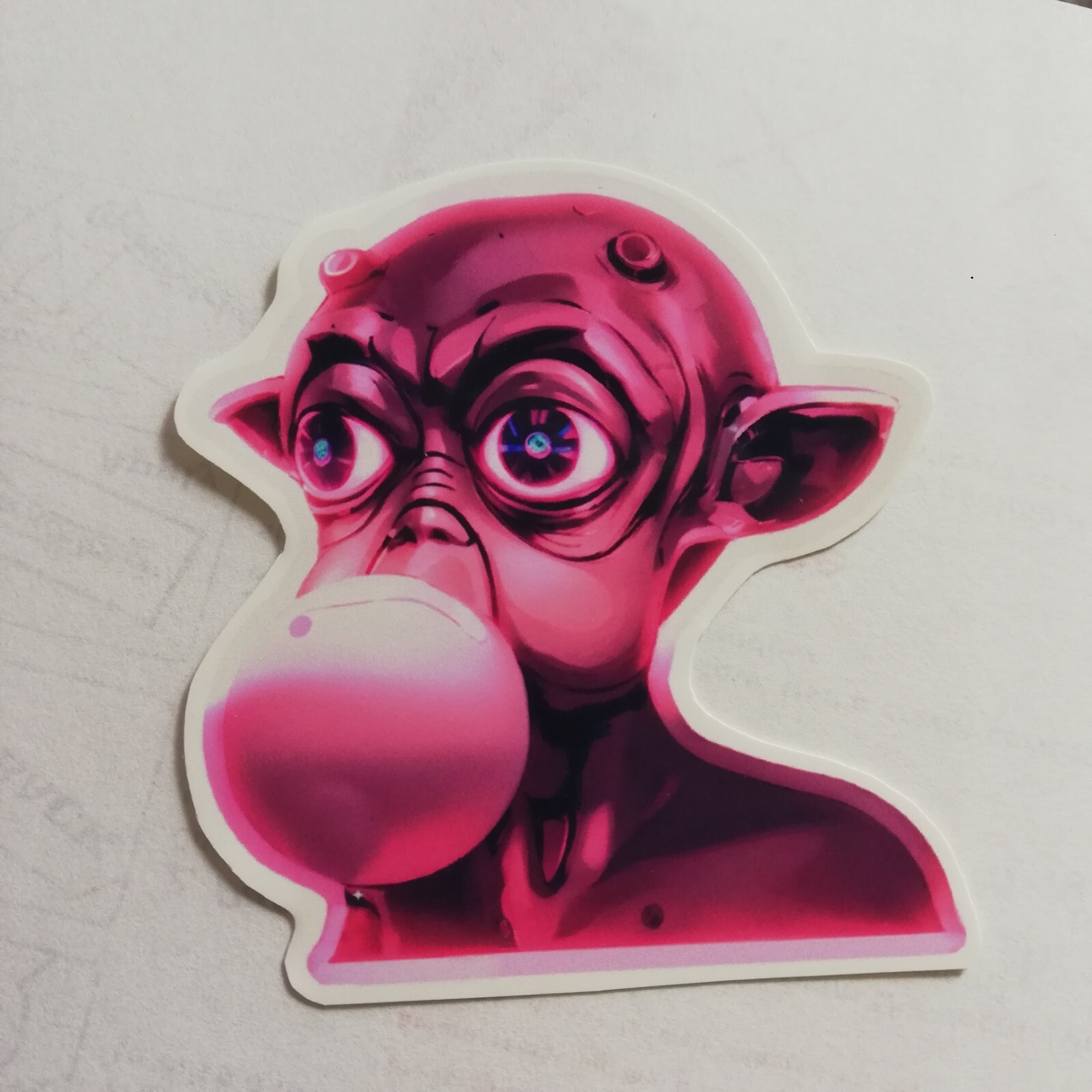 mac and me , cyberpunk style , sticker , sticker