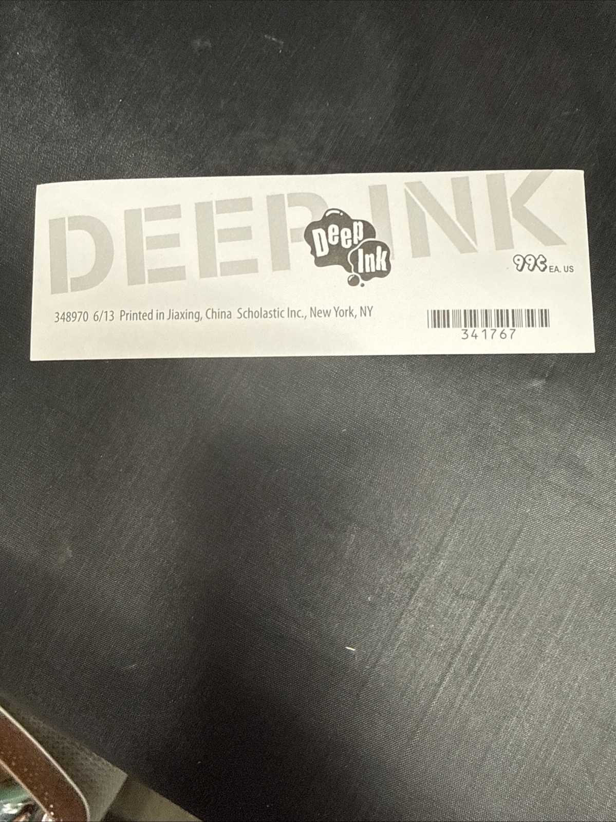 2000s Y2K Scholastic Book Fair Deep Ink Sticker Bookmark Rad In Plaid