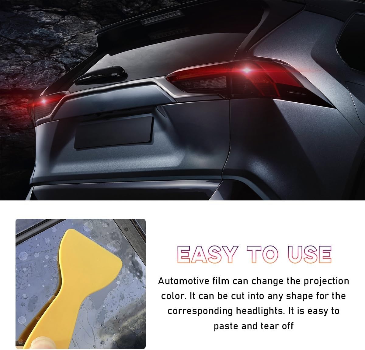 Papel Vinil Para Auto Apto Para Cualquier Faro Película De Vinilo Autoadhesiva