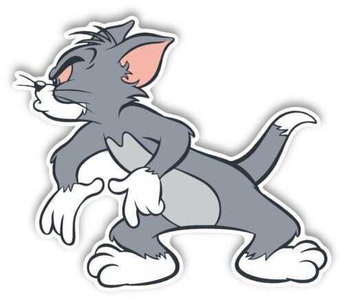 Tom and Jerry Cartoon Sticker Decal Laptop Wall Car Phone Kids Family