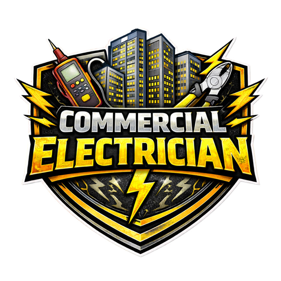 Commercial Electrician UV DTF Decal 3” Electrical Worker Hard Hat Decal