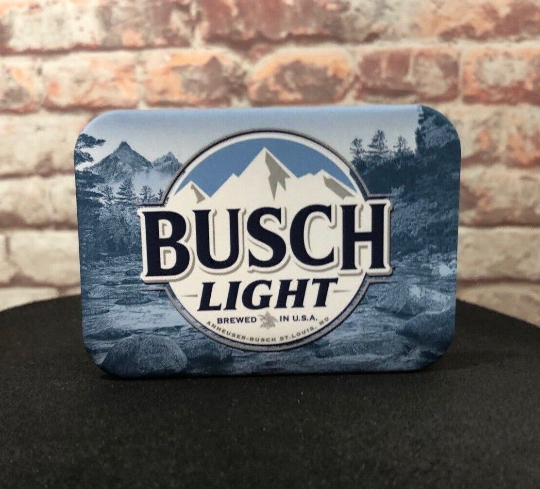 Busch Light Beer Logo – Refrigerator / Toolbox Metal Magnet – Made in America