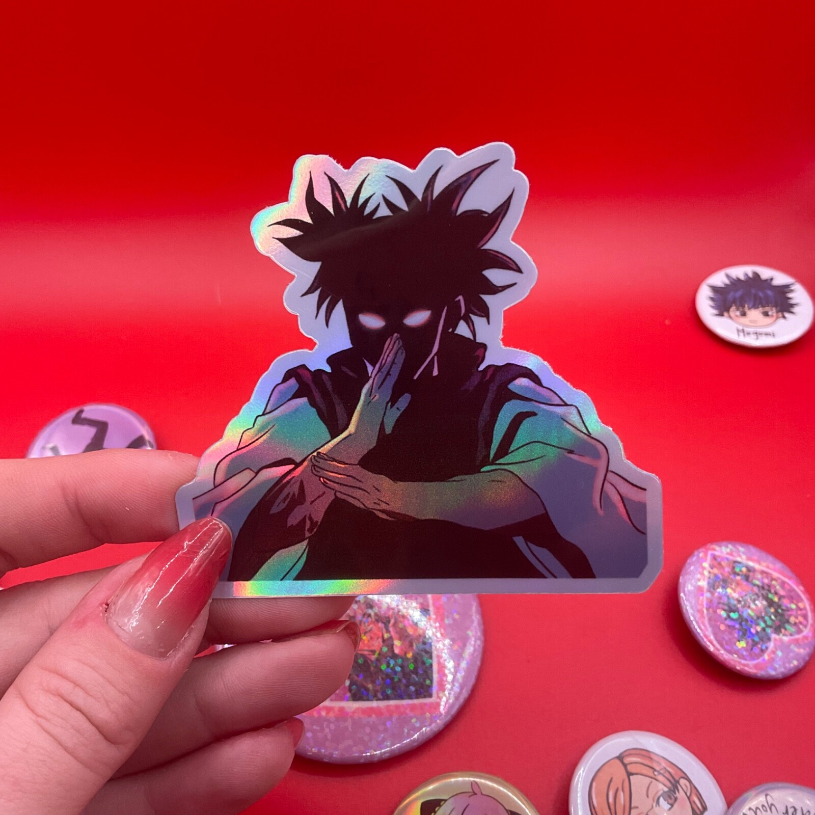 Choso Jujutsu Kaisen Holographic Waterproof Sticker 3 x 2