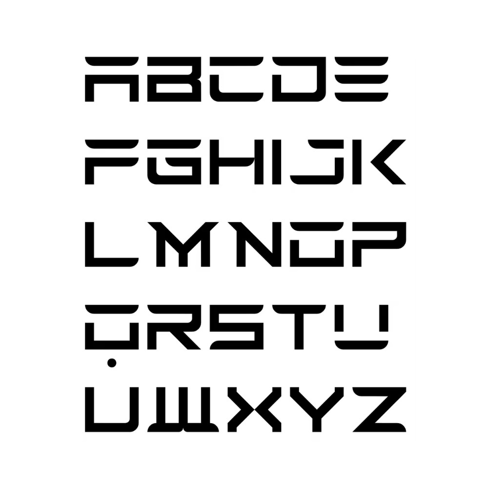 Custom Tesla Letters Emblem Stylized Font Any Word Matte Black Metal Model 3 Y