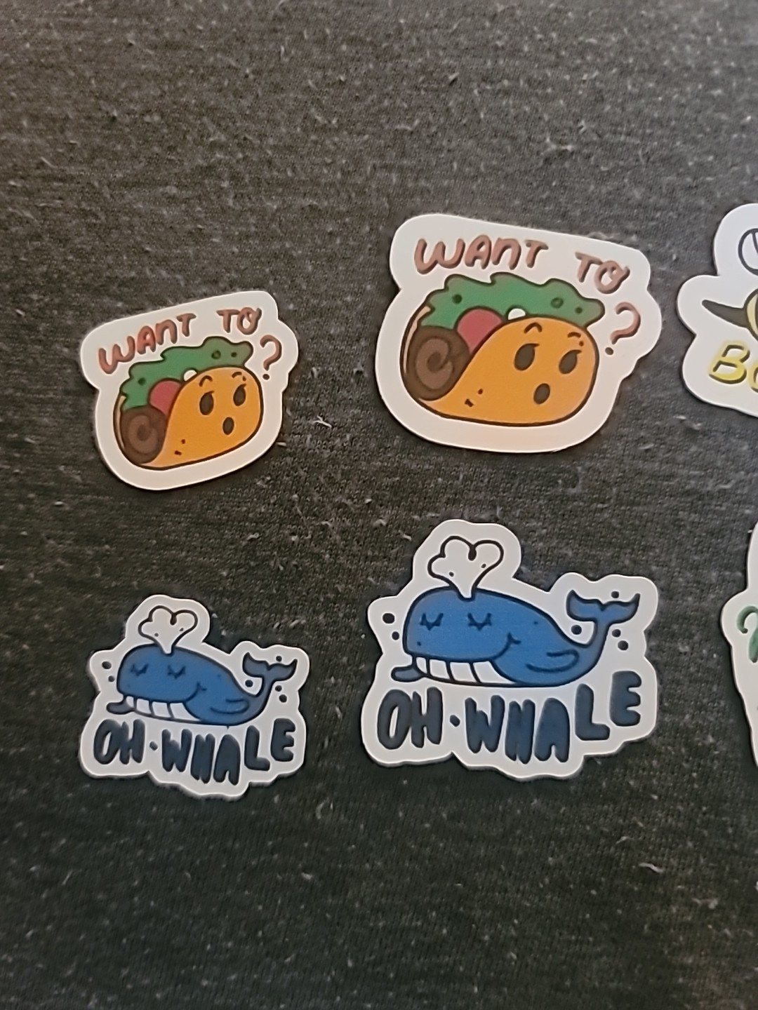 Cute Set Of 8 Stickers
