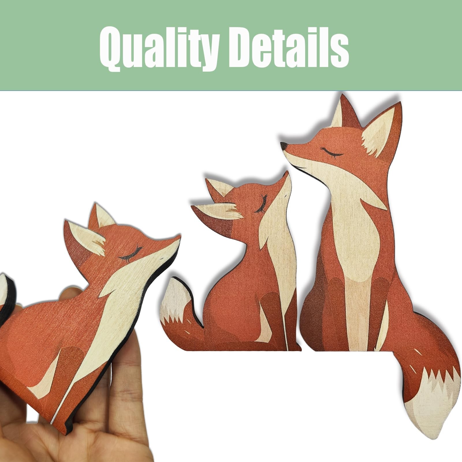 Baby Fox Door Topper Adorable Fox Shape Statue Door Corner Sculpture for Hand…