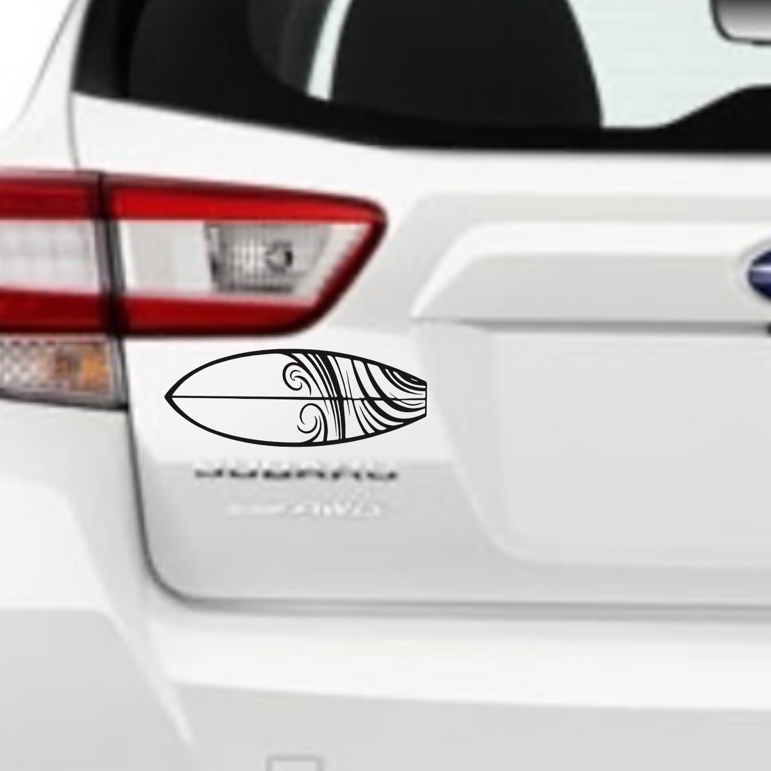 Surfboard Vinyl Decal for car Windows Laptops Any Smooth Surface design #22