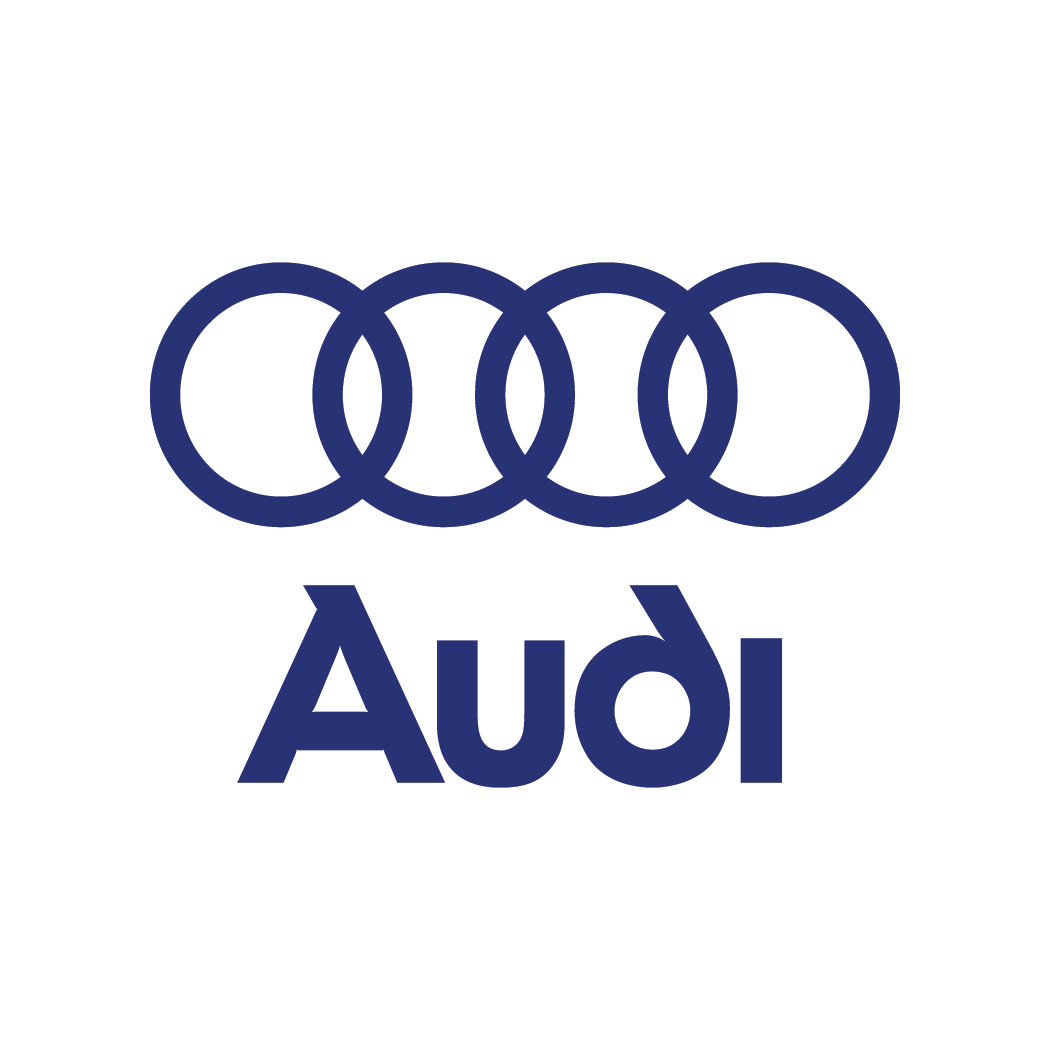 Audi Logo Multicolor die cut decal Made in USA 6+yr outdoor