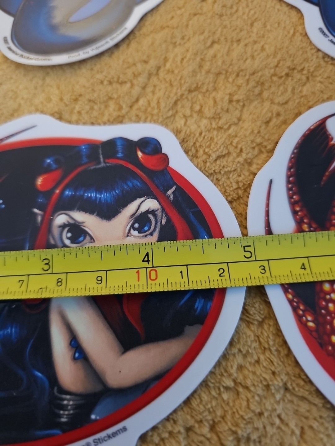 Yu-Jean Fantasy Stickers Lot (7) Y2K 2006 2007 Mermaids Unicorns