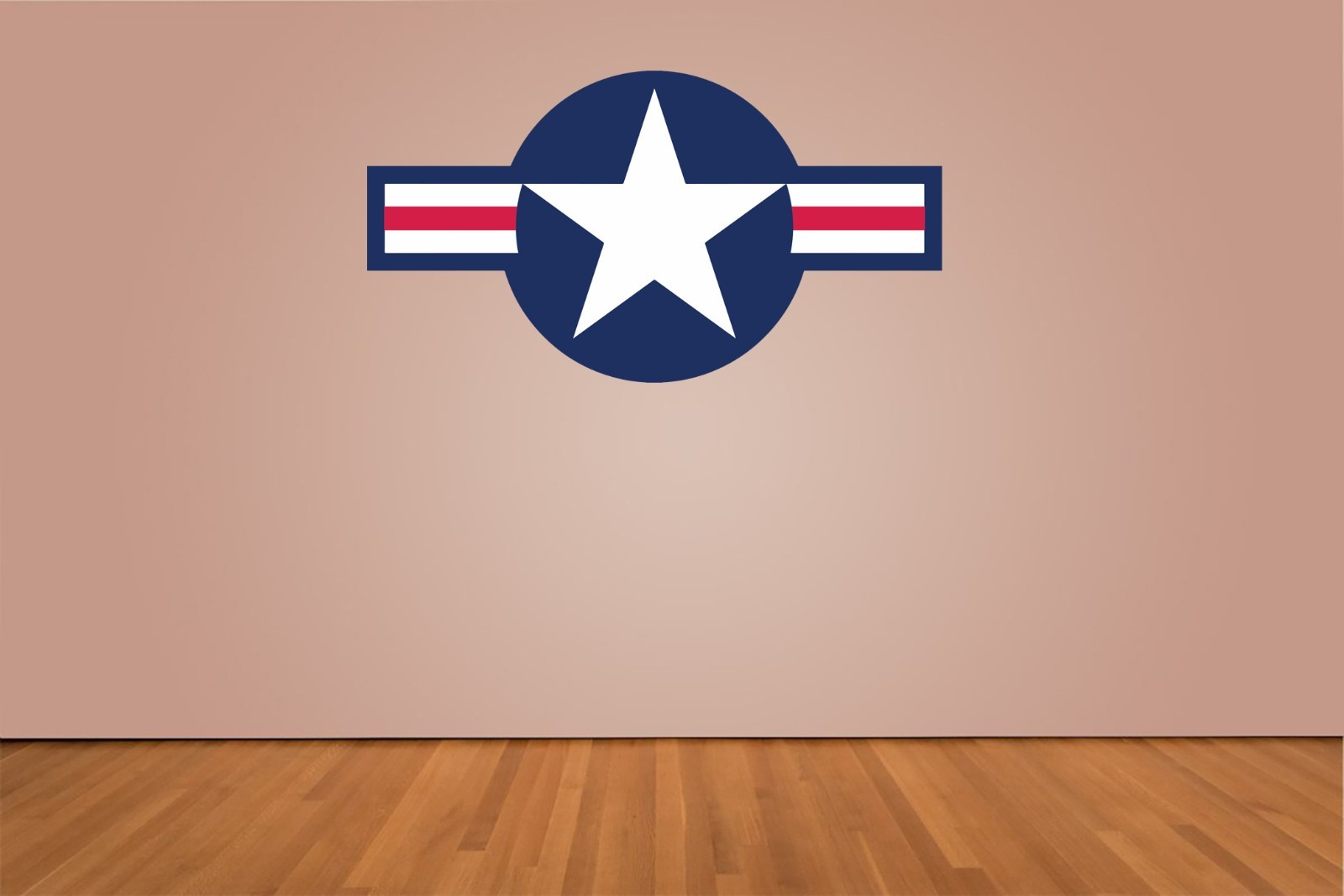 USAF US Air Force Insignia Indoor Wall Vinyl Decal Sticker 5"-52" plane jet
