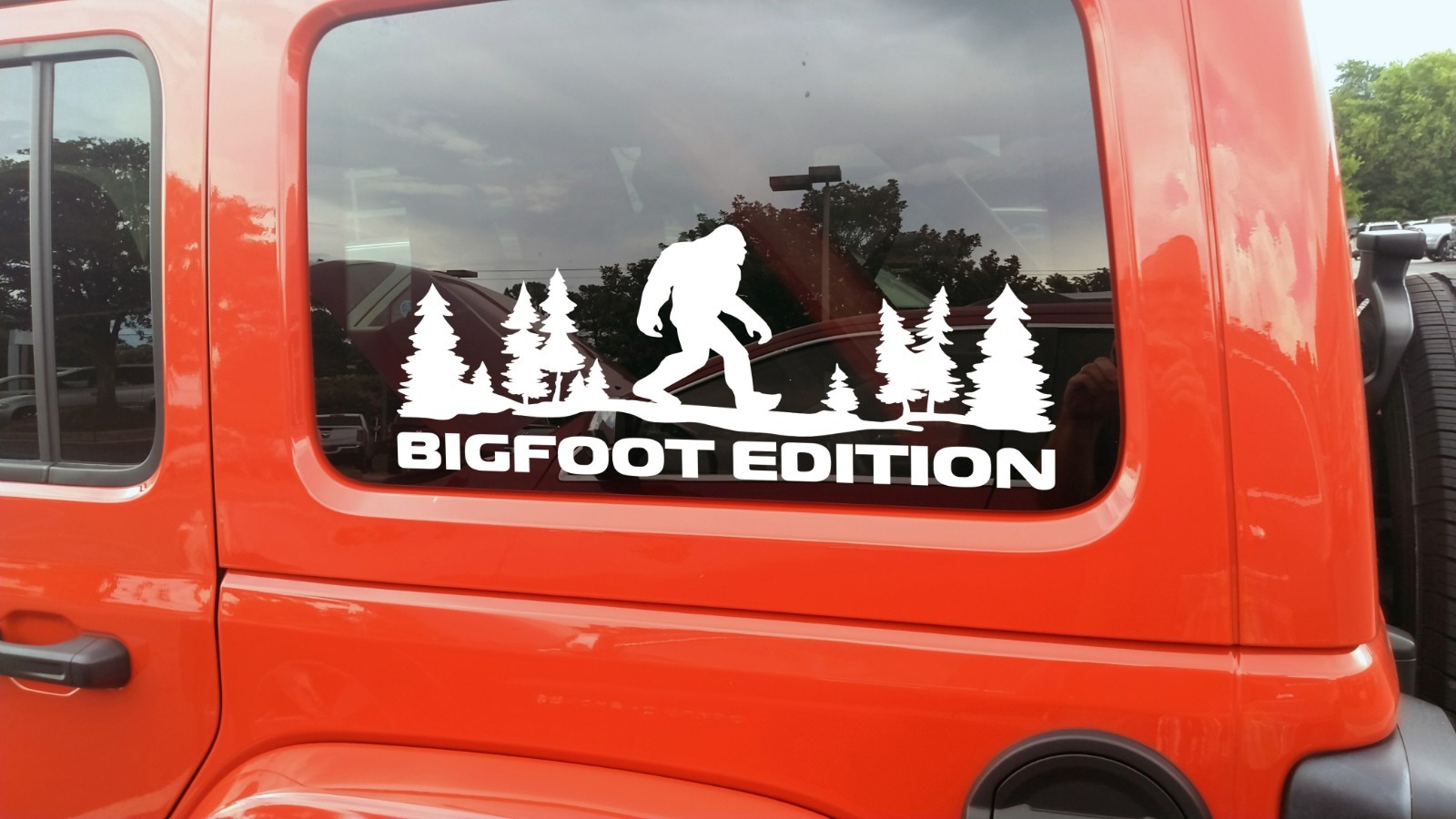 Bigfoot Edition V3 Forest Vinyl Sticker Decal Sasquatch Camping RV Overland