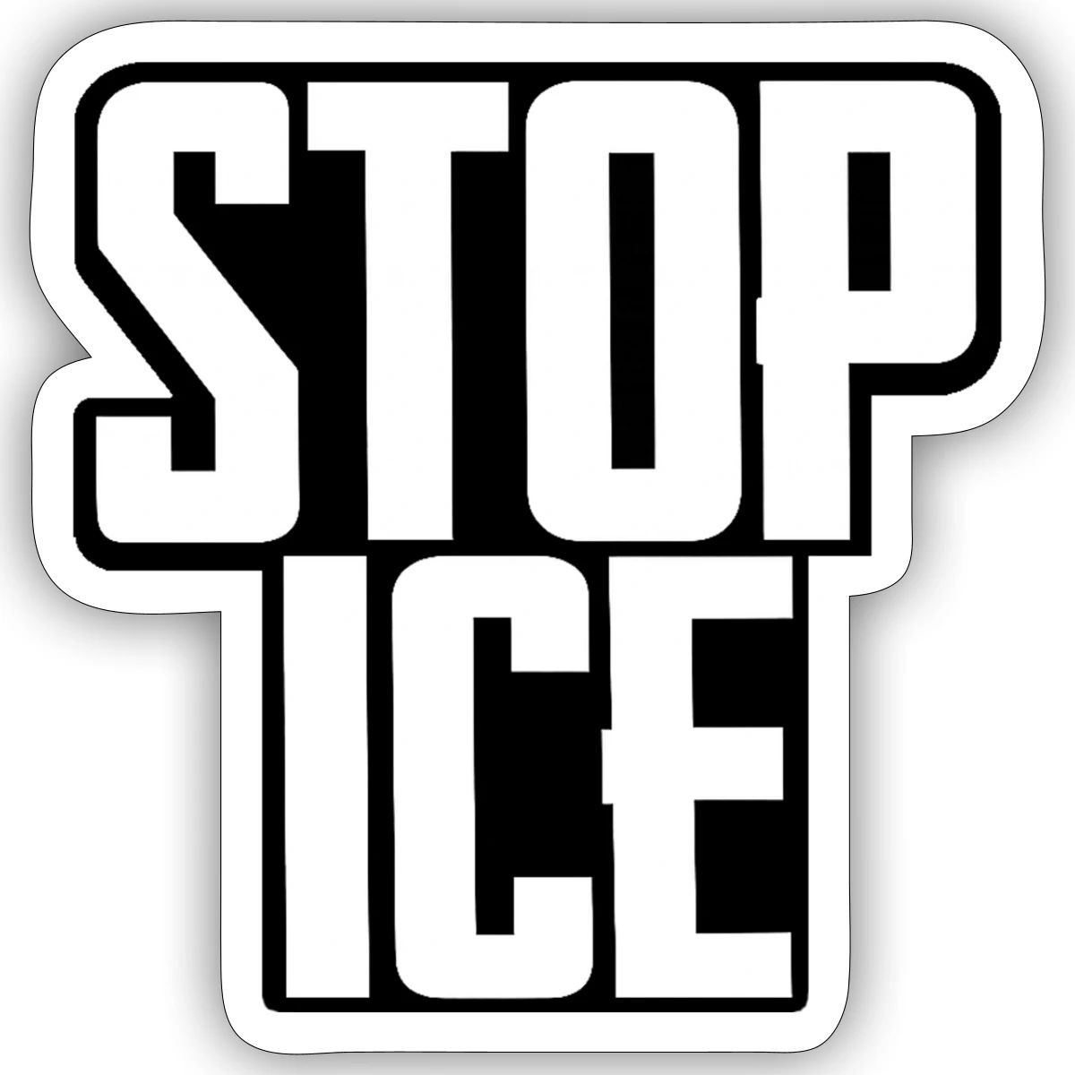 Stop ICE | Civil Rights Statement Sticker, max. 4 x 4"