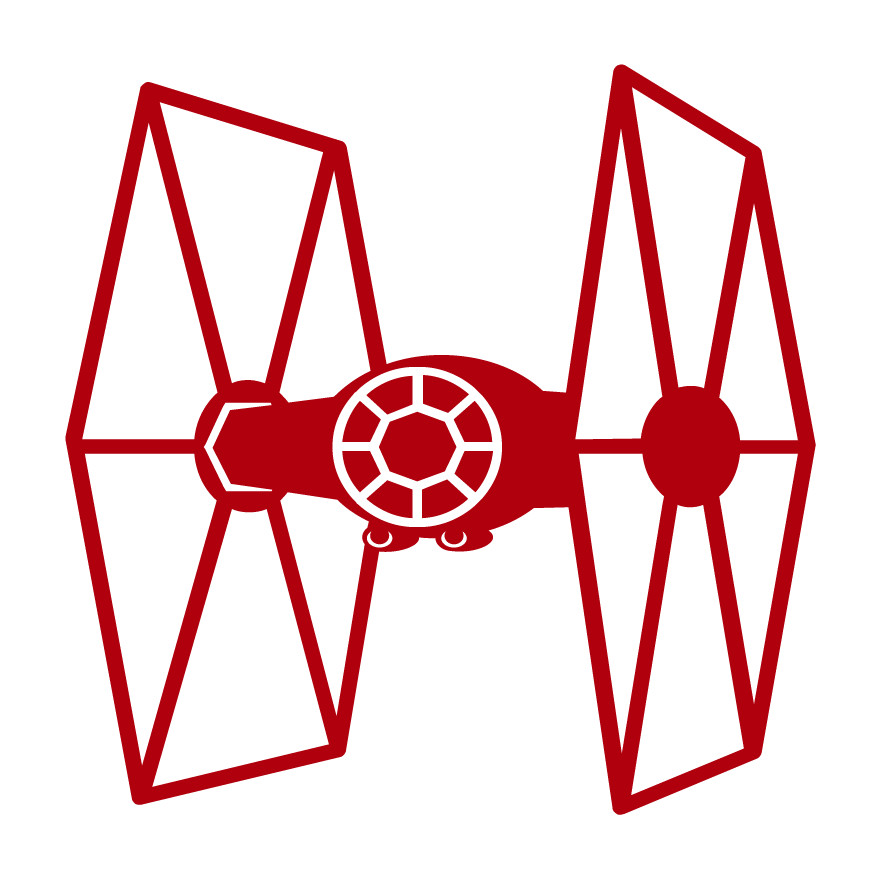 Star Wars Empire Tie Fighter Die Cut Vinyl Multiple Colors Decal Made USA