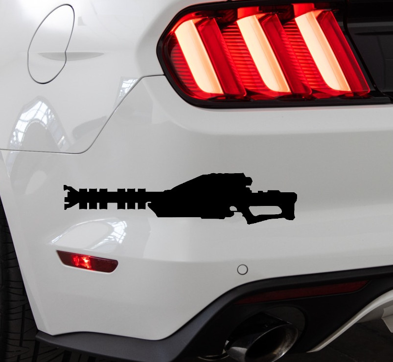 Ice Breaker Destiny Guardian Indoor/Outdoor Vinyl Decal Matte Black/White