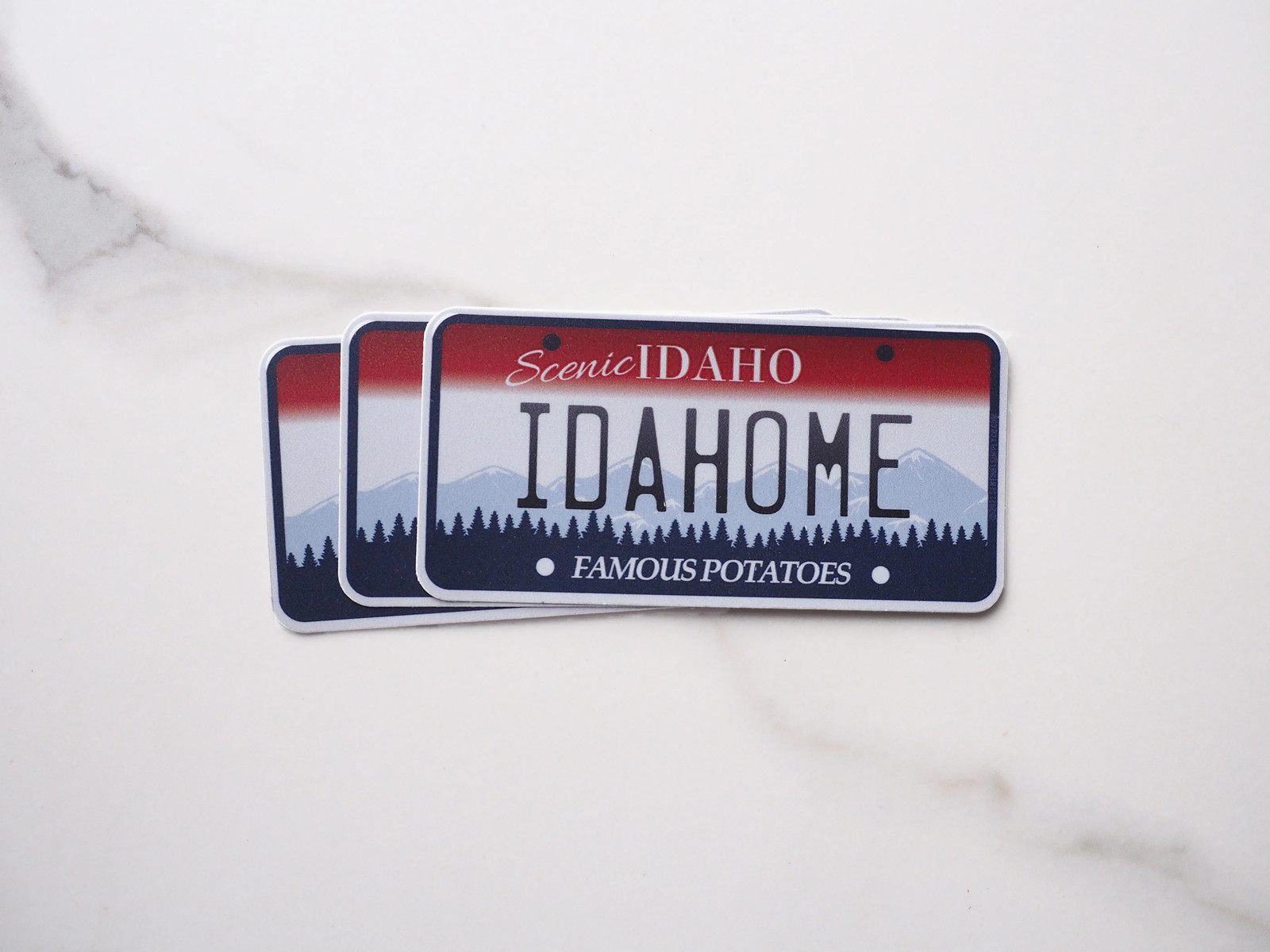 Idahome License Plate Sticker- Funny Decal for Water Bottle or Laptop