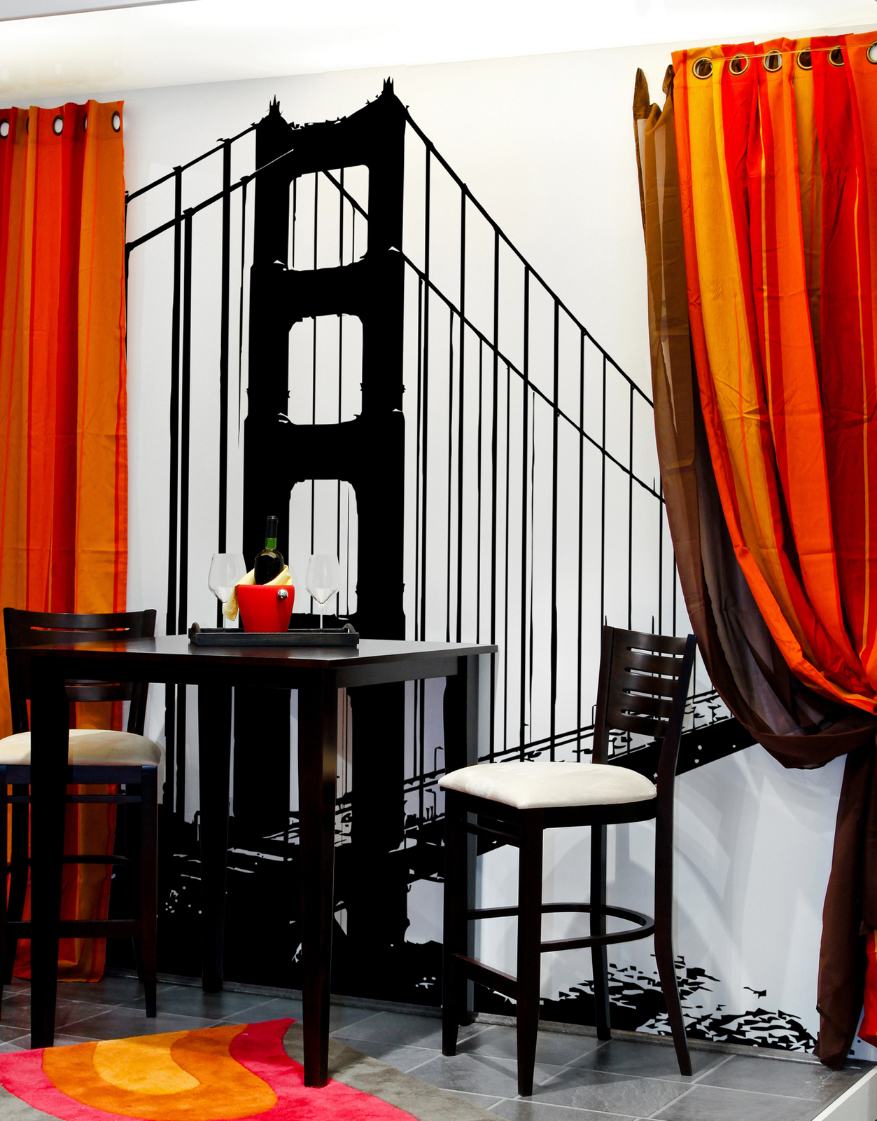 San Francisco Golden Gate Bridge Wall Decal. #782