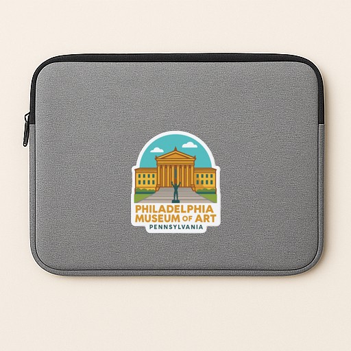 Philadelphia Museum of Art Iron On Heat Transfer Vinyl HTV Die-Cut Symbolic