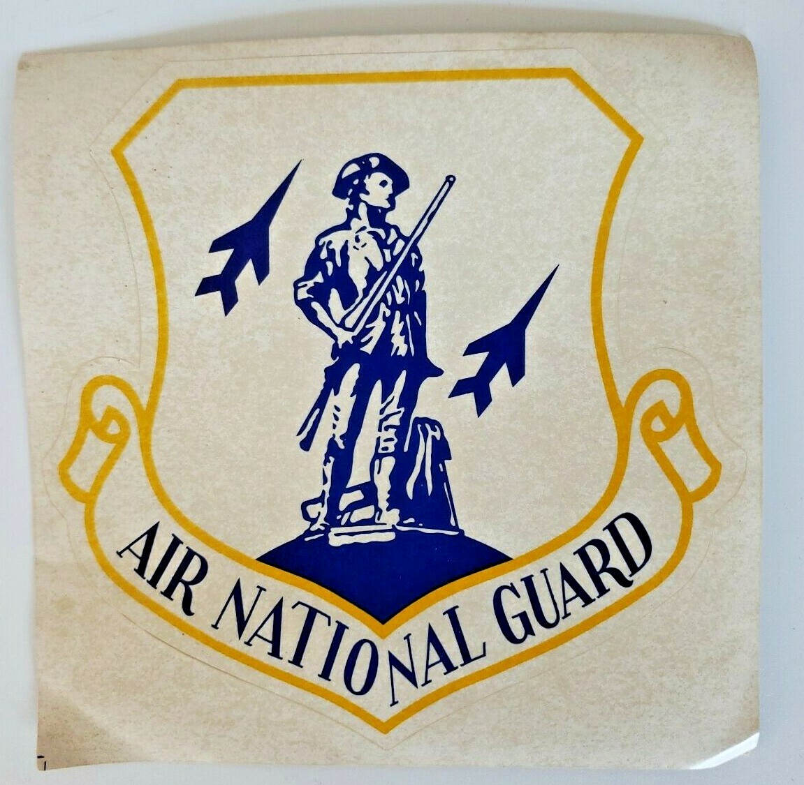 Vintage Air National Guard Original Decal 5.25" x 5.25" PB156