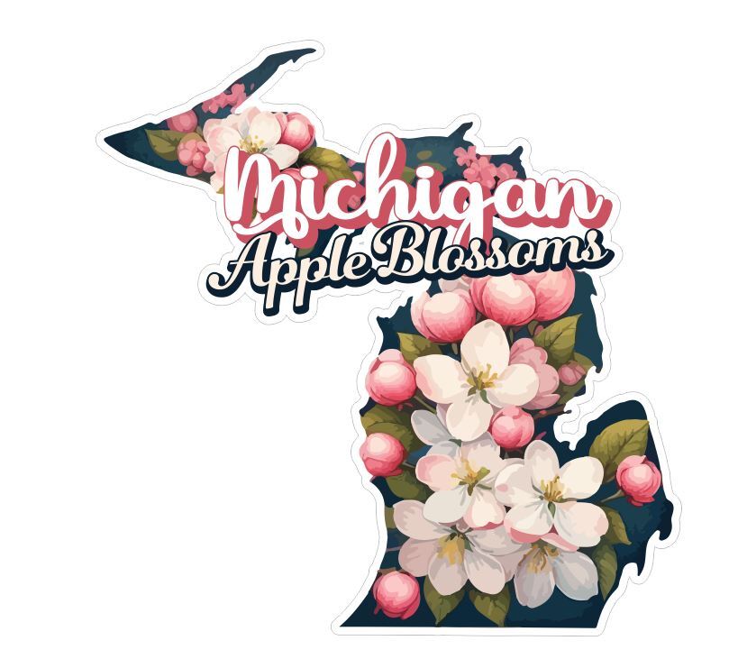 Michigan Sticker Stickers A299