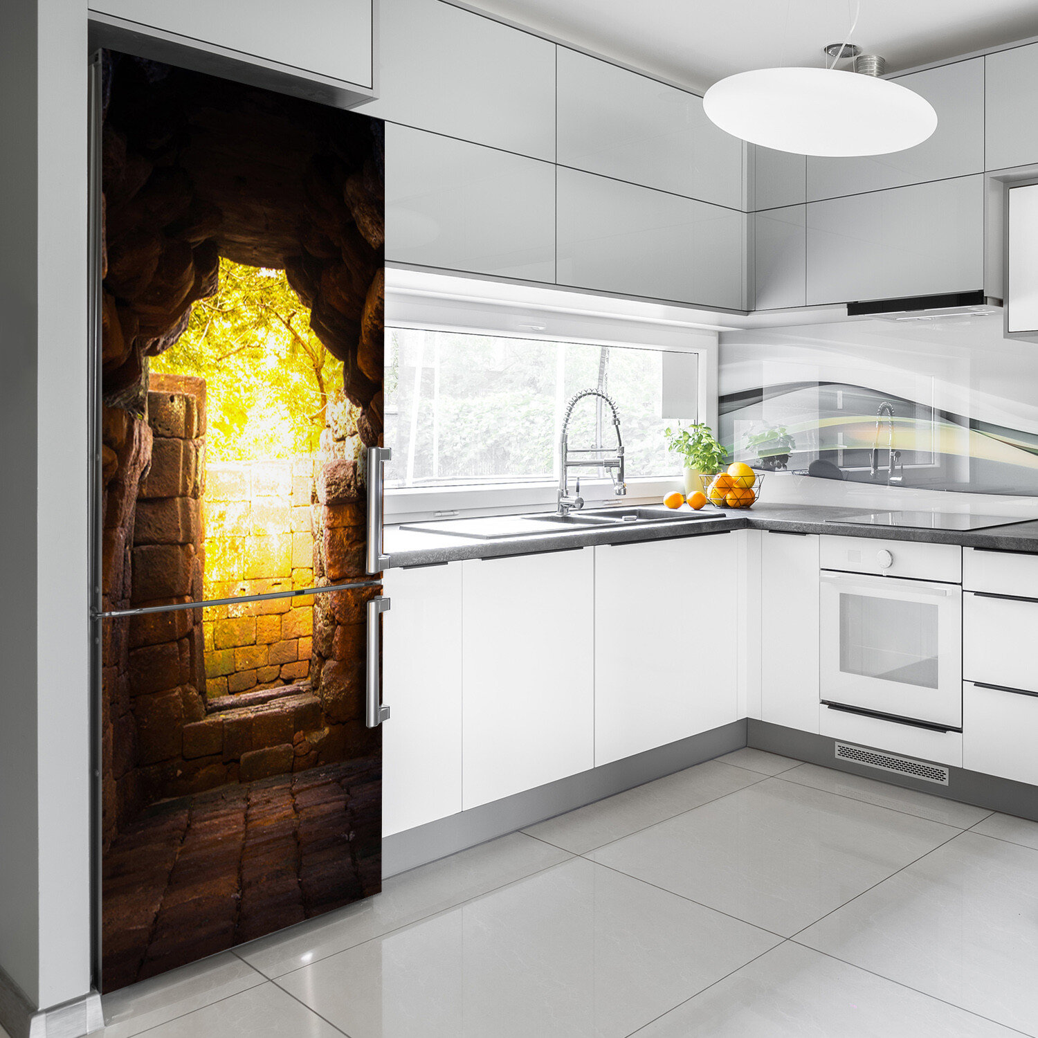 Magnet Sticker Refrigerator removable Sights Basements of the castle