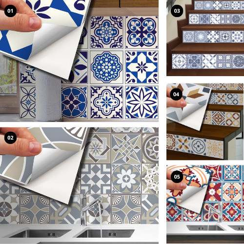 6"x6" Peel and Stick Tile Decals Kitchen Backsplash Bathroom Self Adhesive DIY