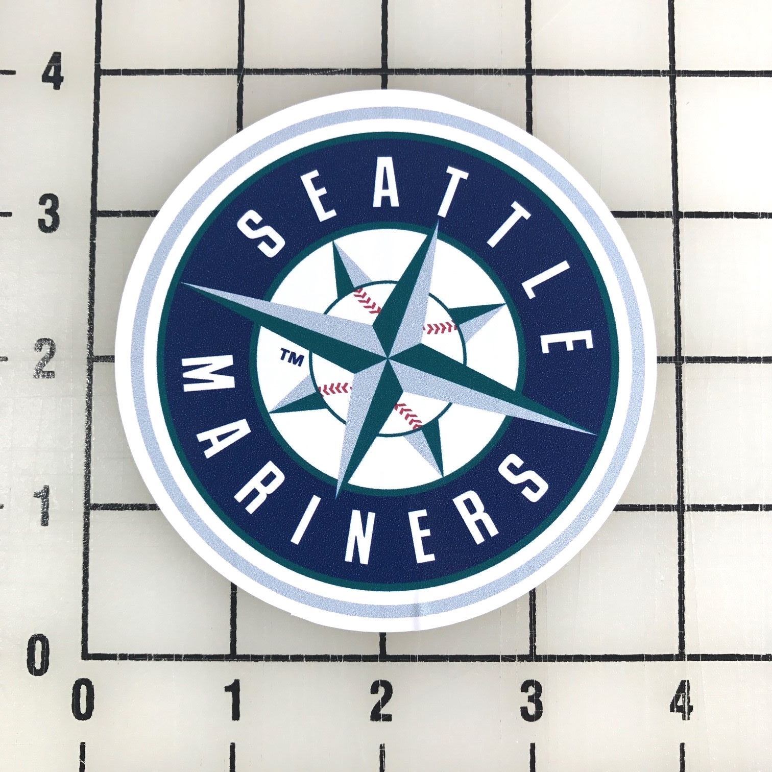 Seattle Mariners MLB 3.5" Wide VInyl Decal Sticker – BOGO