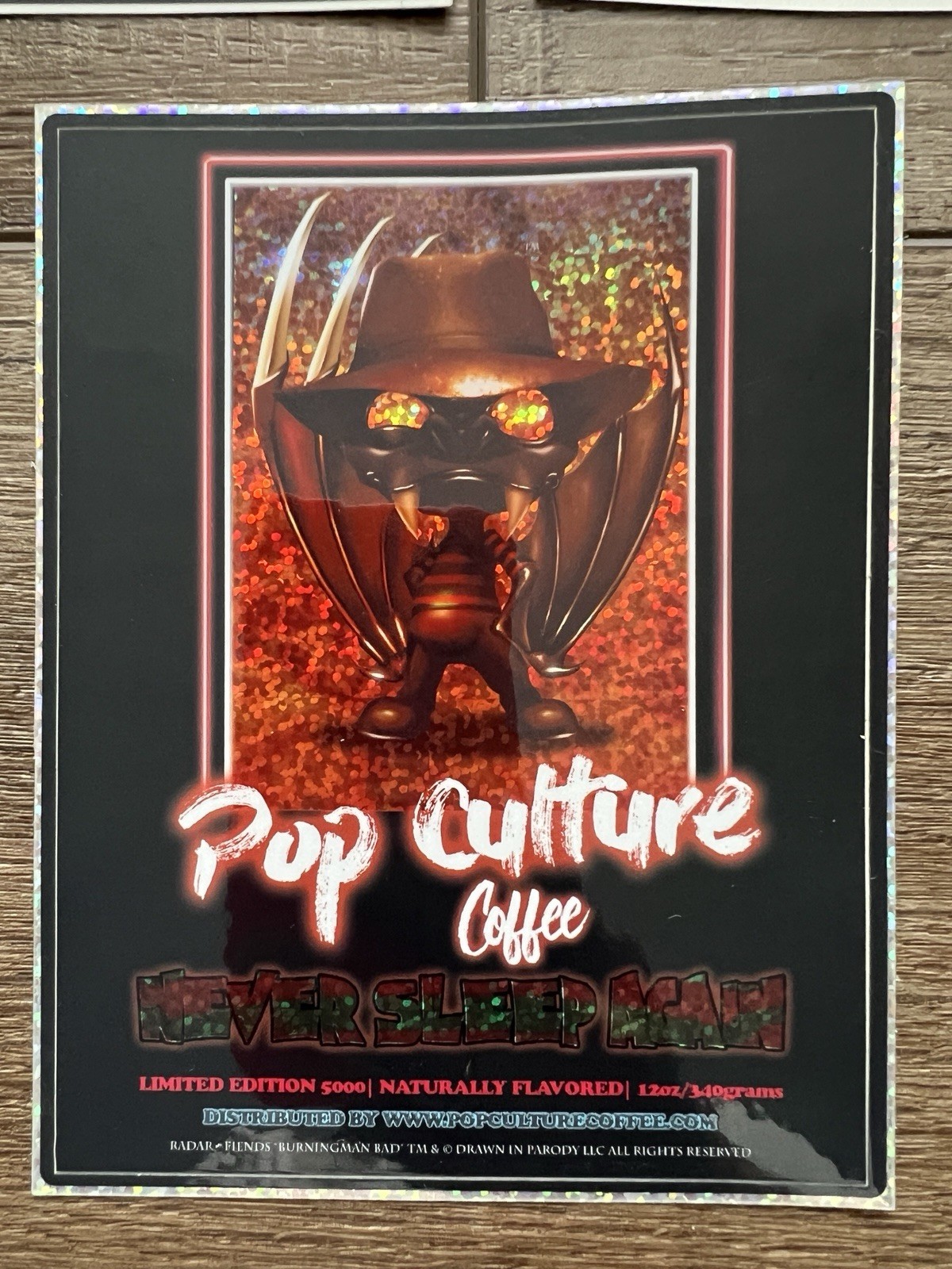 Pop Culture Coffee Stickers Set Of 5 Battyjuice Java The Hutt Puftmello