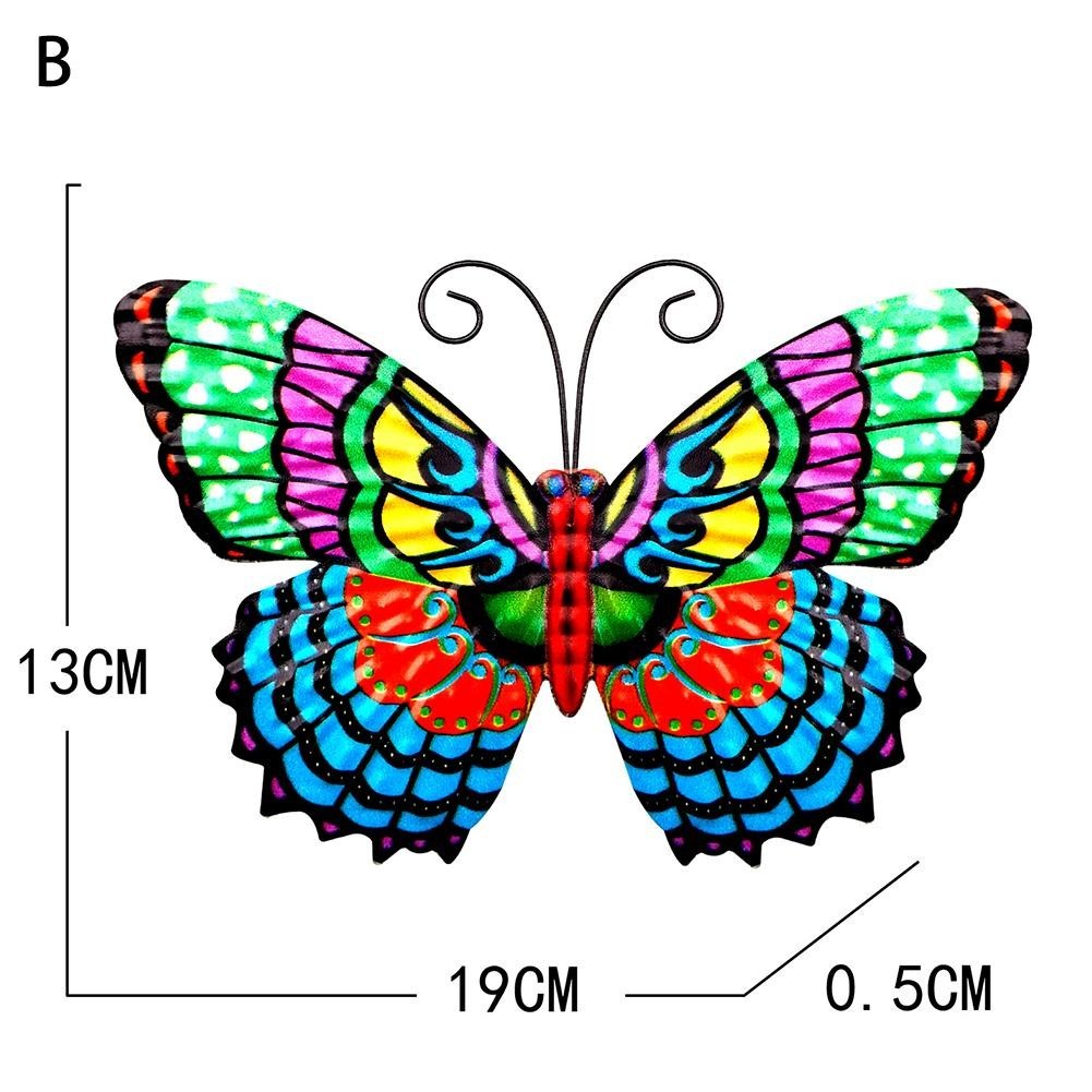 Outdoor Garden 3D Garden Decor Butterfly Wall Ornament Beautiful Wall Art