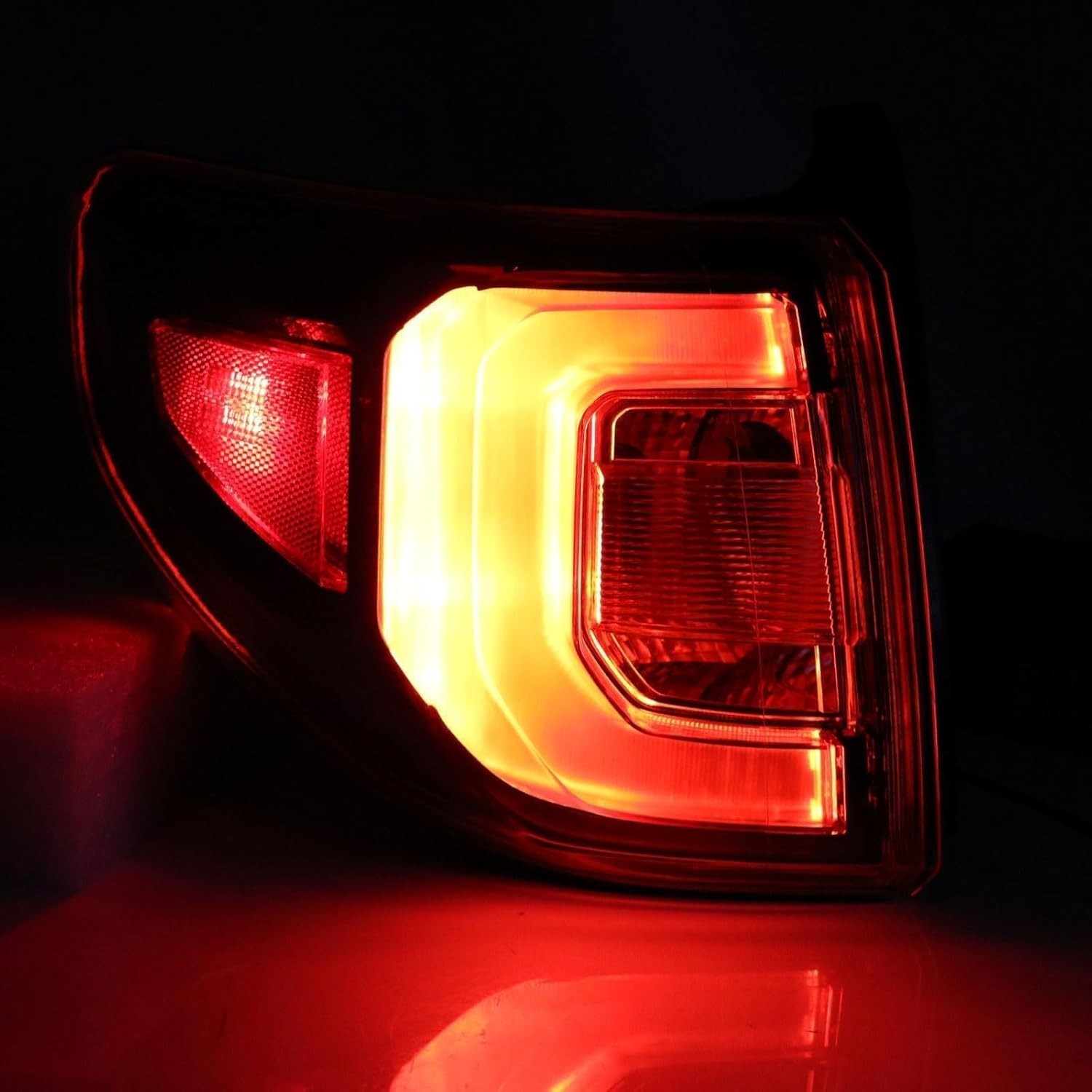 LED Tail Lights Assembly Compatible with 2013-2016 GMC Acadia Left Driver Sid…