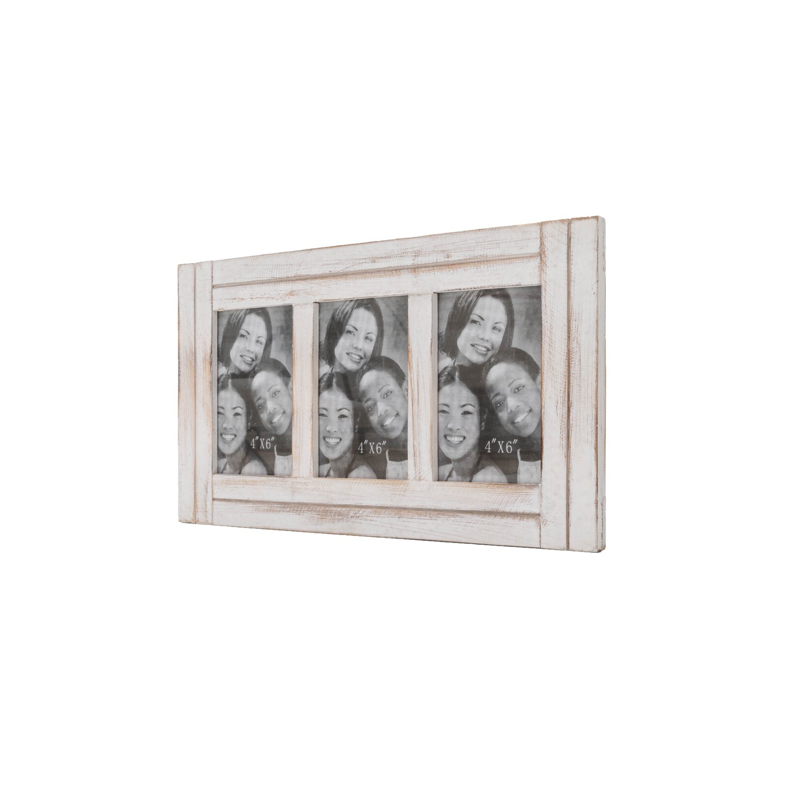 Wall display white frames can be displayed vertically or horizontally